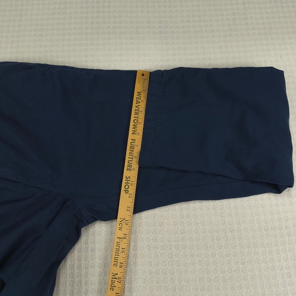 Habands Ice House Jeans Mens 36X30 M Flannel Lined Navy Blue Straight Fit Pants - Picture 9 of 16